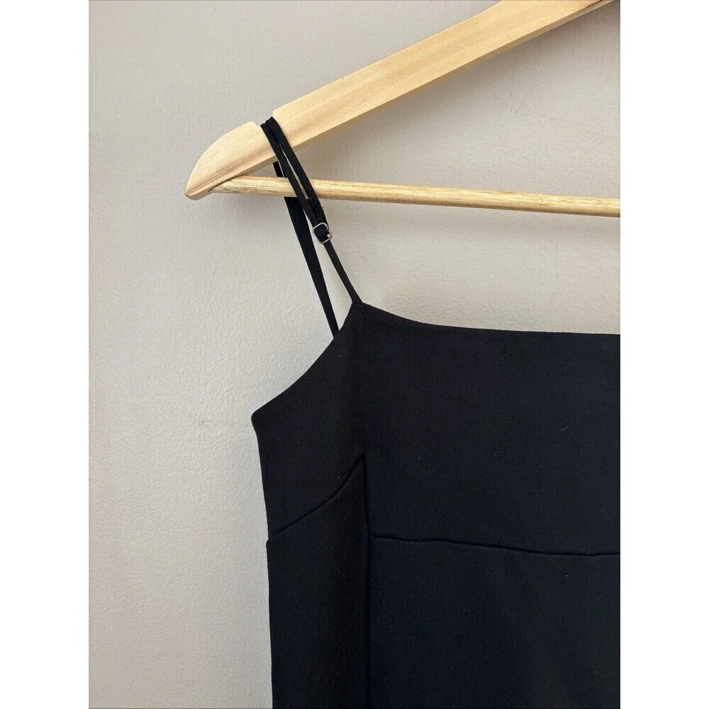 Urban Outfitters Women’s M Black Jumpsuit NWT Square Neck Wide Leg Romper